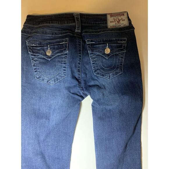 True Religion Woman’s Jeans Slim Straight Pants Cotton And Rayon - Picture 4 of 8